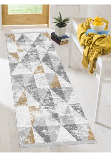 Dekoratif Kaymaz Taban Yıkanabilir Modern Halı DELÜX-4083