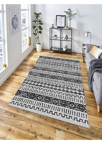 Dekoratif Kaymaz Taban Yıkanabilir Modern Halı DELÜX-6094