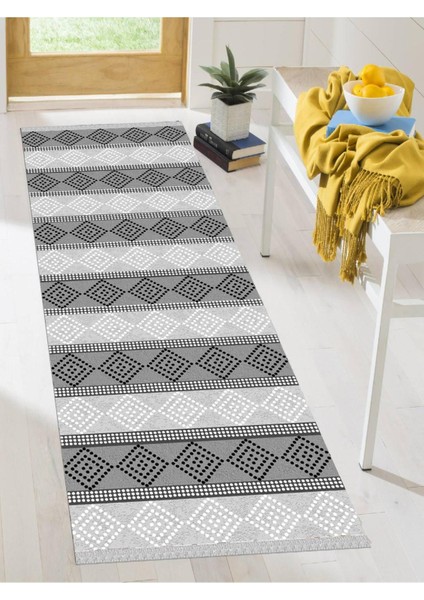 Dekoratif Kaymaz Taban Yıkanabilir Modern Halı DELÜX-6092