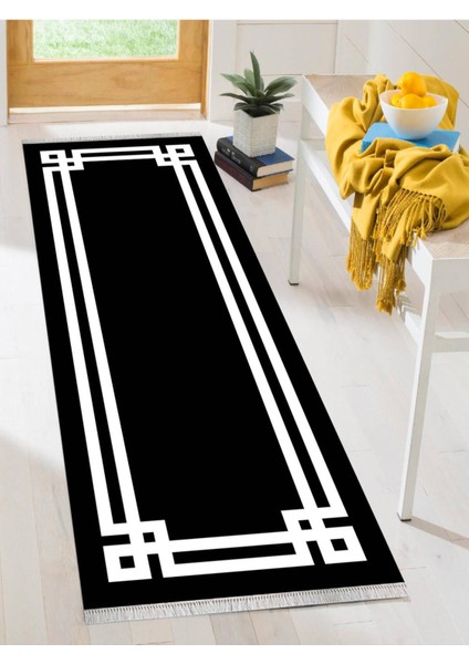 Dekoratif Kaymaz Taban Yıkanabilir Modern Halı DELÜX-7021