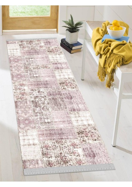 Dekoratif Kaymaz Taban Yıkanabilir Modern Halı DELÜX-8005