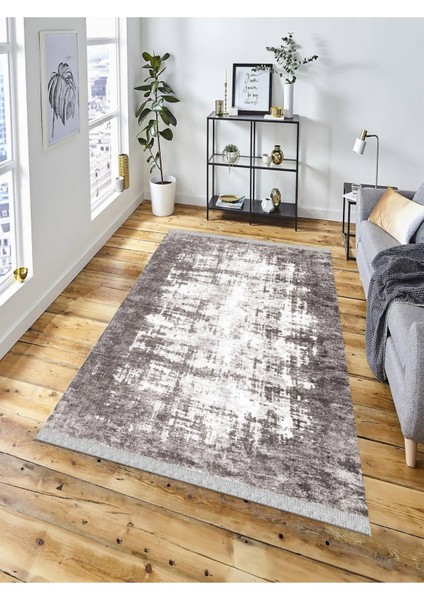 Dekoratif Kaymaz Taban Yıkanabilir Modern Halı DELÜX-8018