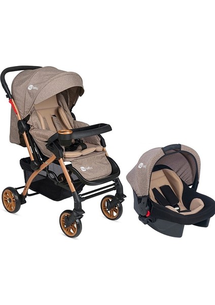 AB-460 Active Gold Travel Sistem Bebek Arabası Four Baby