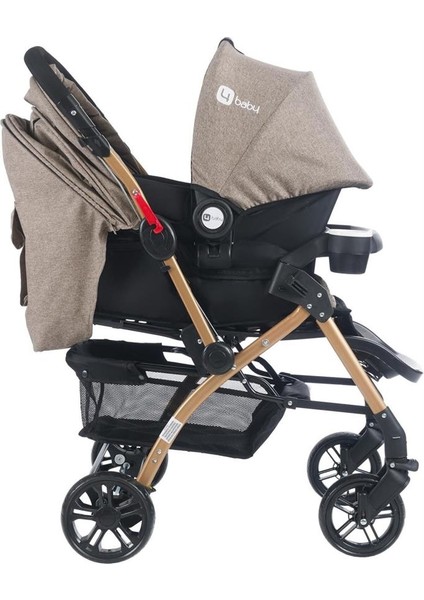 AB-460 Active Gold Travel Sistem Bebek Arabası Four Baby