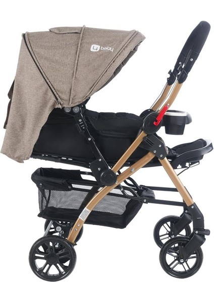 AB-460 Active Gold Travel Sistem Bebek Arabası Four Baby