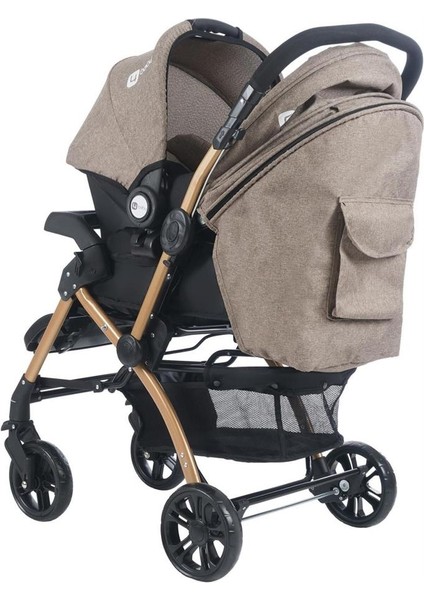 AB-460 Active Gold Travel Sistem Bebek Arabası Four Baby