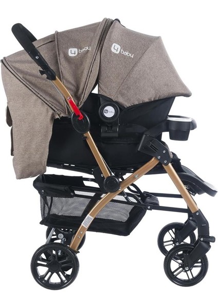 AB-460 Active Gold Travel Sistem Bebek Arabası Four Baby