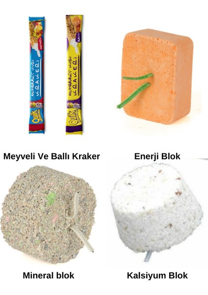 Enerji-Mineral-Kalsiyum Blok-Meyveli Ve Ballı Kraker