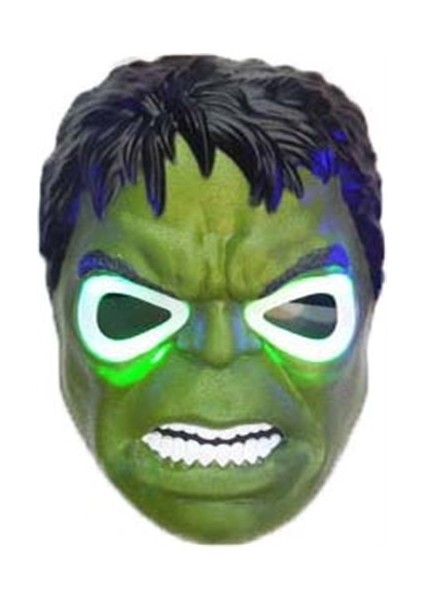 LED Işıklı Yeşil Dev Hulk Maskesi