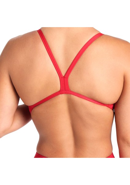 Team Swimsuit Challenge Solid Kadın Kırmızı Yüzücü Mayosu 004766450 indirimleri