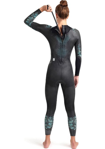 Storm Wetsuit Kadın Siyah Yüzücü Mayo Su Geçirmez Yapı ile Performansınızı Artırın fırsatları