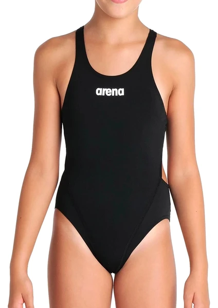 Team Swimsuit Swim Tech Solid Çocuk Siyah Yüzücü Mayosu 004764550