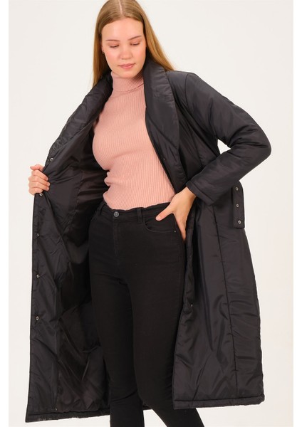 Z6688 Dewberry Bayan Mont-Açık Siyah