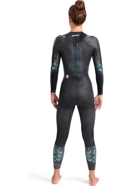 Storm Wetsuit Kadın Siyah Yüzücü Mayo 004971515