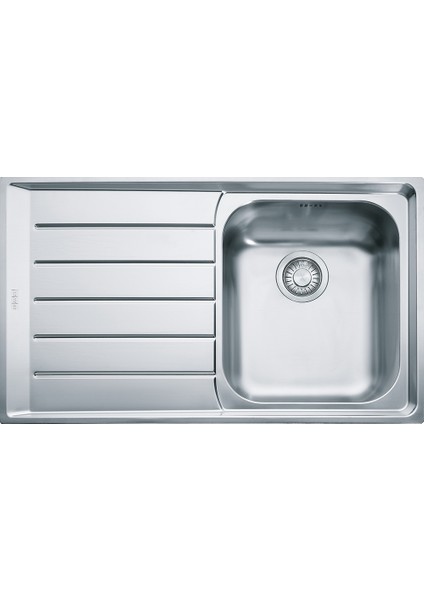 Neptun Net 611 Mikrodekorlu Tezgah Üstü Sol Damlalıklı Çelik Eviye