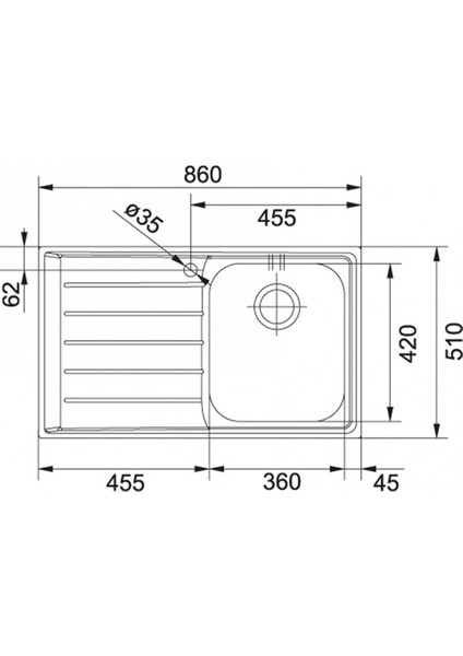 Neptun Net 611 Mikrodekorlu Tezgah Üstü Sol Damlalıklı Çelik Eviye fiyatları
