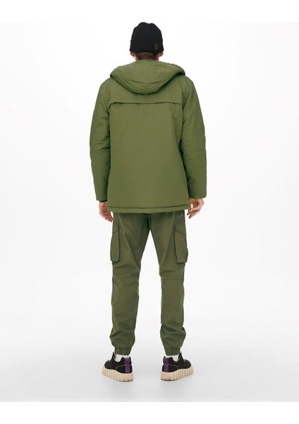 Only & Sons Onsjayden Erkek Kapüşonluparka Mont - 22022654