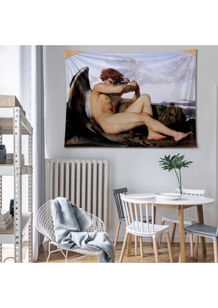 Fallen Angel- Düşmüş Melek Duvar Örtüsü- Alexandre Cabanel Sanat Eseri Duvar Dekoru