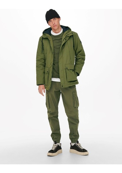 Onsjayden Erkek Kapüşonluparka Mont - 22022654