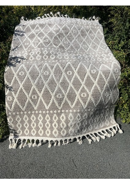 Ipekyün Halı Hav Vermeyen Yumuşak Dokulu Geometrik Modern Desenli Dokuma Halı indirimleri