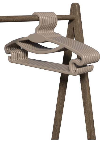 Flair 18 Adet Etek Pantolon Eşarp Kıyafet Konfeksiyon Elbise Askısı modelleri