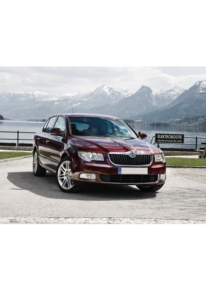 Skoda Superb 2 2009-2013 Sol Ön Kapı Dörtlü Cam Açma Düğmesi Takımı 1Z0959858B