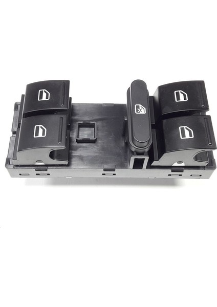 Skoda Superb 2 2009-2013 Sol Ön Kapı Dörtlü Cam Açma Düğmesi Takımı 1Z0959858B