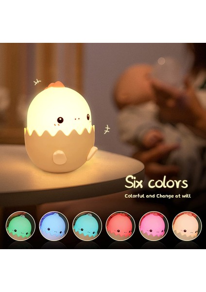 Çocuklar Için LED Karikatür Figürlü Gece Lambası - Beyaz (Yurt Dışından) fırsatları