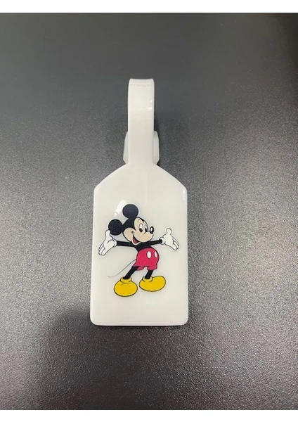 Seyahat Aksesuar Mickey'li Bavul Etiketi,valiz Etiketi,kartlık,isimlik,bagaj Etiketi