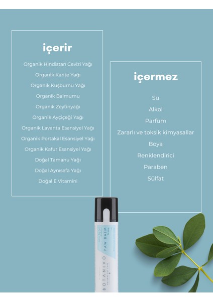Köpekler İçin Pati Bakım + Koruma Balmı | Organik İçerikli | 5 ml Stick modelleri