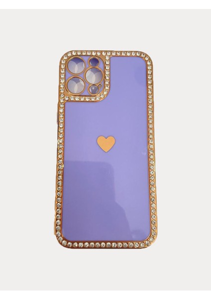 Apple iPhone 12 Pro Max Taşlı Silikon Kılıf