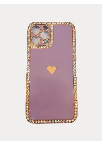 Apple iPhone 12 Pro Max Taşlı Silikon Kılıf