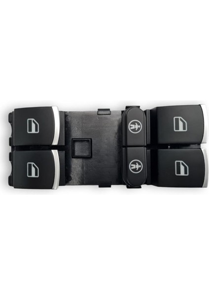 Seat Alhambra 2011-2015 Sol Ön Kapı Cam Açma Düğmesi Takımı Kromlu 7P6959857 modelleri