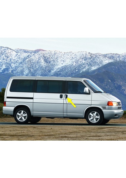 Vw Volkswagen Transporter T4 1991-2003 Sağ Ön Kapı Dış Açma Kolu Anahtarlı 701837206