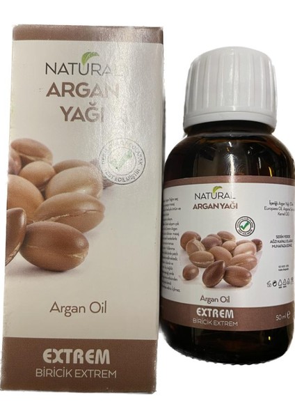 Natural Organik Kuru Ciltler ve Saçlar Için Nemlendirici Argan Yağı 50ML