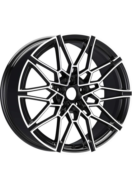 EMR-A338-01 8.5X19"-5X112 ET30 66.6 Black Diamond Jant (4 Adet)