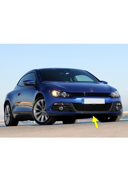 Vw Volkswagen Scirocco 2009-2014 Ön Tampon Altı Spoyleri Plastik Muhafazası 1K8805903B