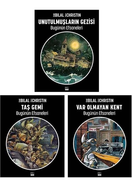 Bugünün Efsaneleri Set (3 Cilt) (Çizgi Roman) - Enki Bilal
