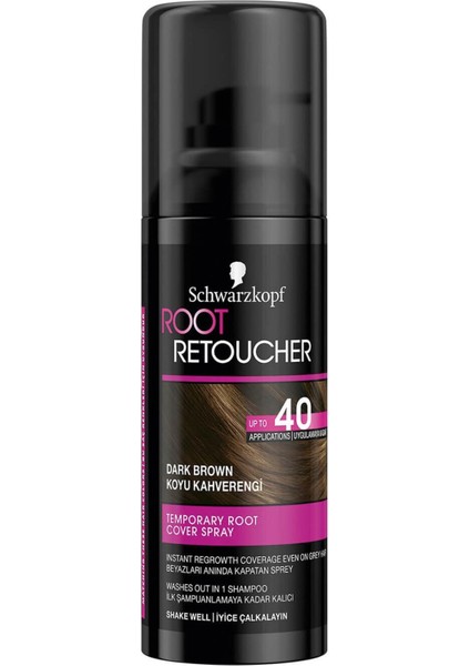 Schwarzkopf Kapatıcı Root Retoucher Koyu Kahverengi 100 ml