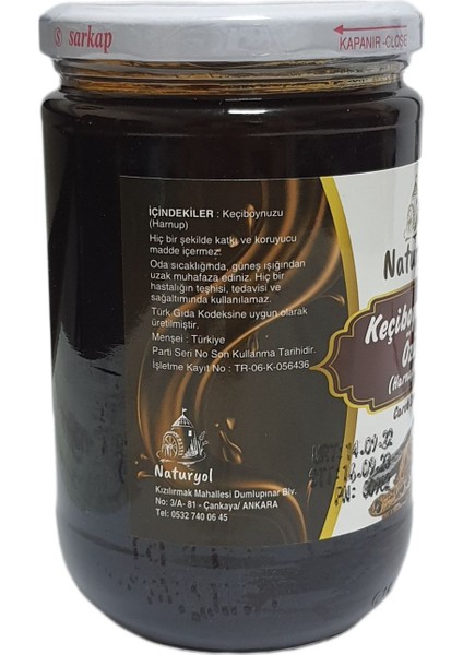 Doğal Keçiboynuzu Özü Katkısız Yüzde 100 Saf 800 gr