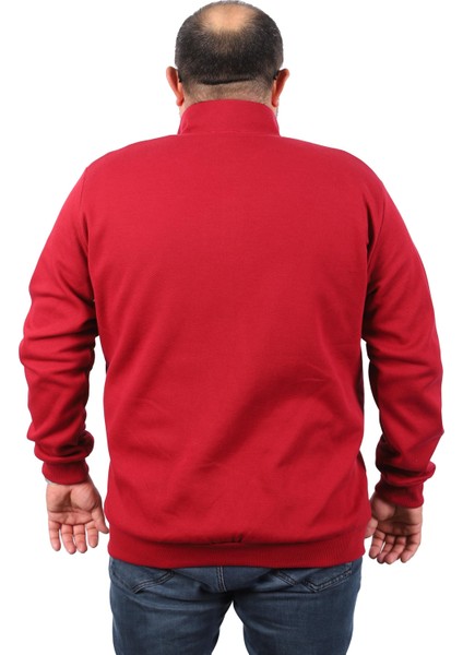 Büyük Beden Hırka Fermuarlı Approval 22723-BORDO modelleri