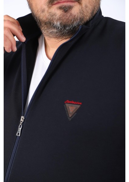 Büyük Beden Hırka Fermuarlı Approval 22723-LACIVERT modelleri