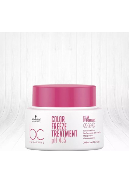 Bc Bonacure Color Freeze Ph 4.5 Boyalı Saçlar Için Renk Koruyucu Saç Maskesi 200 ml