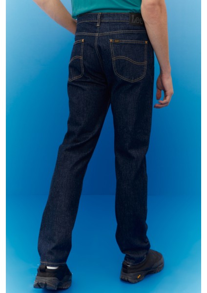 West Loose Fit Rahat Kesim Koyu Mavi Esnek Jean Kot Pantolon fırsatları