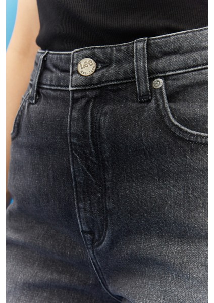 Kadın Carol Cropped Straight Fit Yüksek Bel Esnek Jean Kot Pantolon modelleri