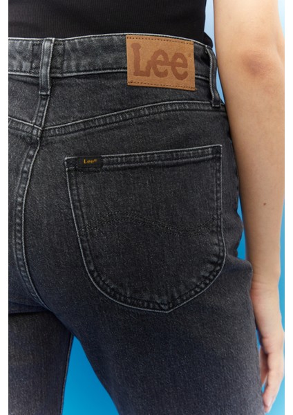 Kadın Carol Cropped Straight Fit Yüksek Bel Esnek Jean Kot Pantolon fırsatları