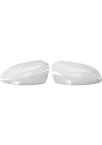 Mk5 Gtı 2006-2009 Için 1 Çift Araba Far Lens Kapağı Yedek (Yurt Dışından)