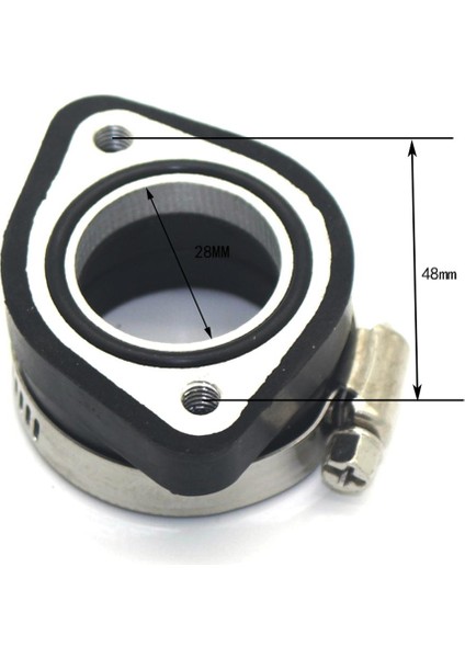 PE24 PE26 PE28 Oko Karbonhidrat Için 4x Kir Bisiklet Emme Manifold Adaptörü (Yurt Dışından)