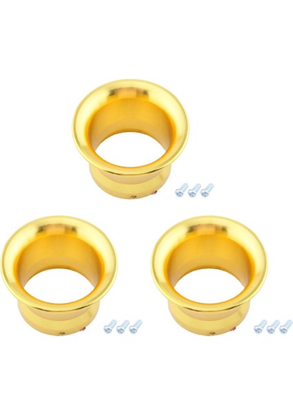 Honda Yamaha Karbüratör Için 3x 50MM 2 Inç Hava Filtre Hızı Yığın Kiti (Yurt Dışından)