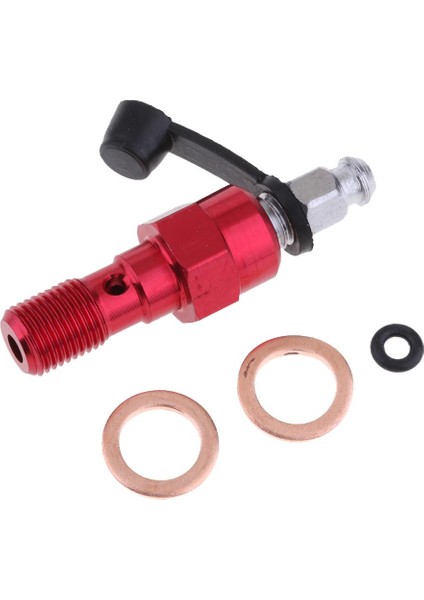 2 Adet Alüminyum Tek Banjo Havalandırmalı Motosiklet 1.00 Kırmızı (Yurt Dışından) fırsatları